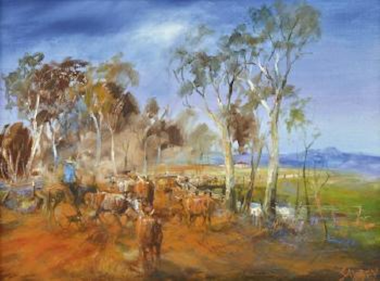 Along the Dog Wood, South West Queensland by Hugh Sawrey