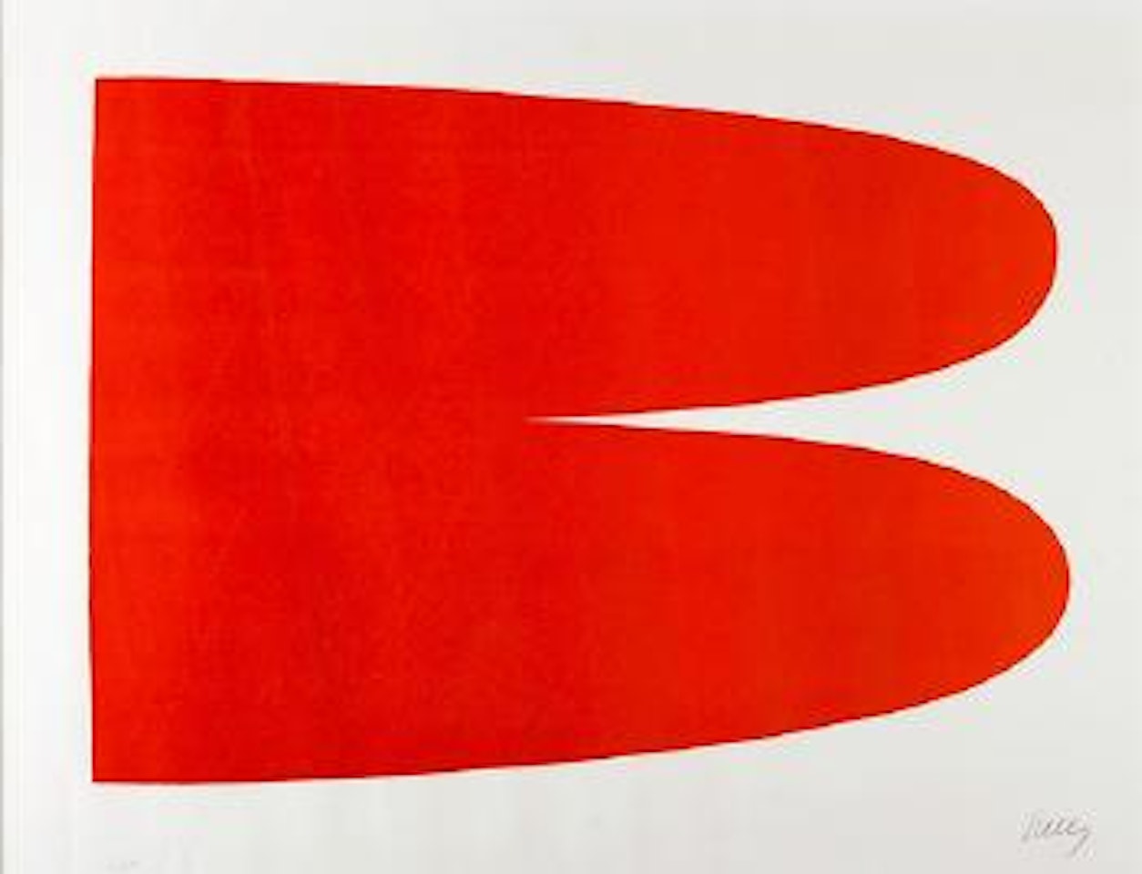 Red-orange by Ellsworth Kelly
