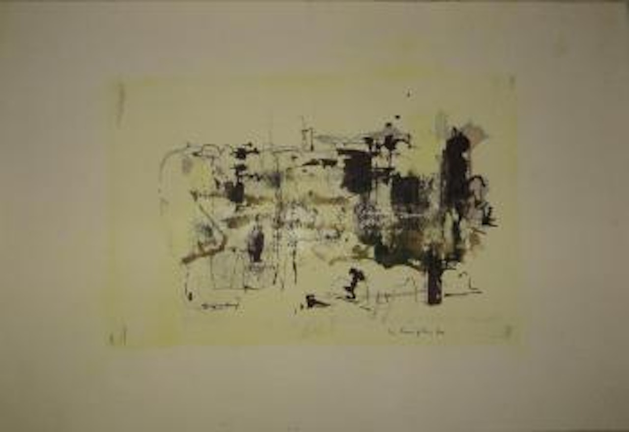 Composition abstraite by Leonard Tsuguharu Foujita