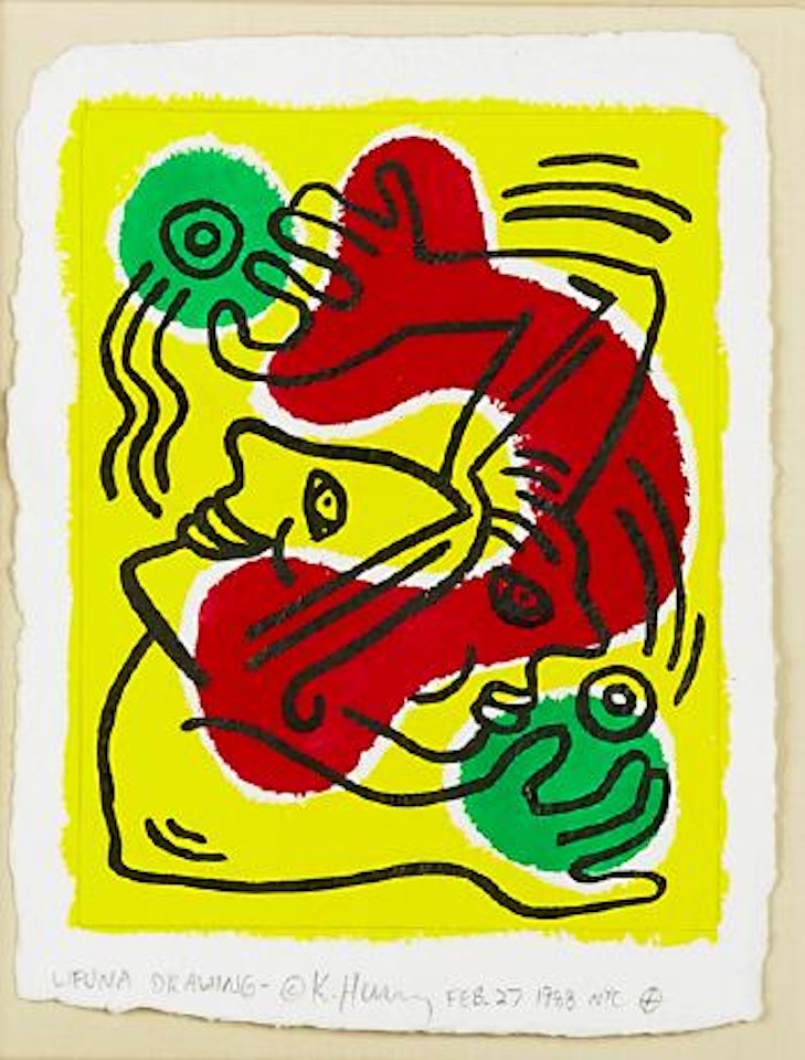 Untitled (WFUNA) by Keith Haring