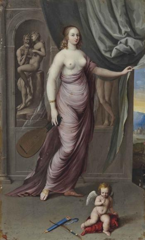 Portrait allégorique de femme by French School