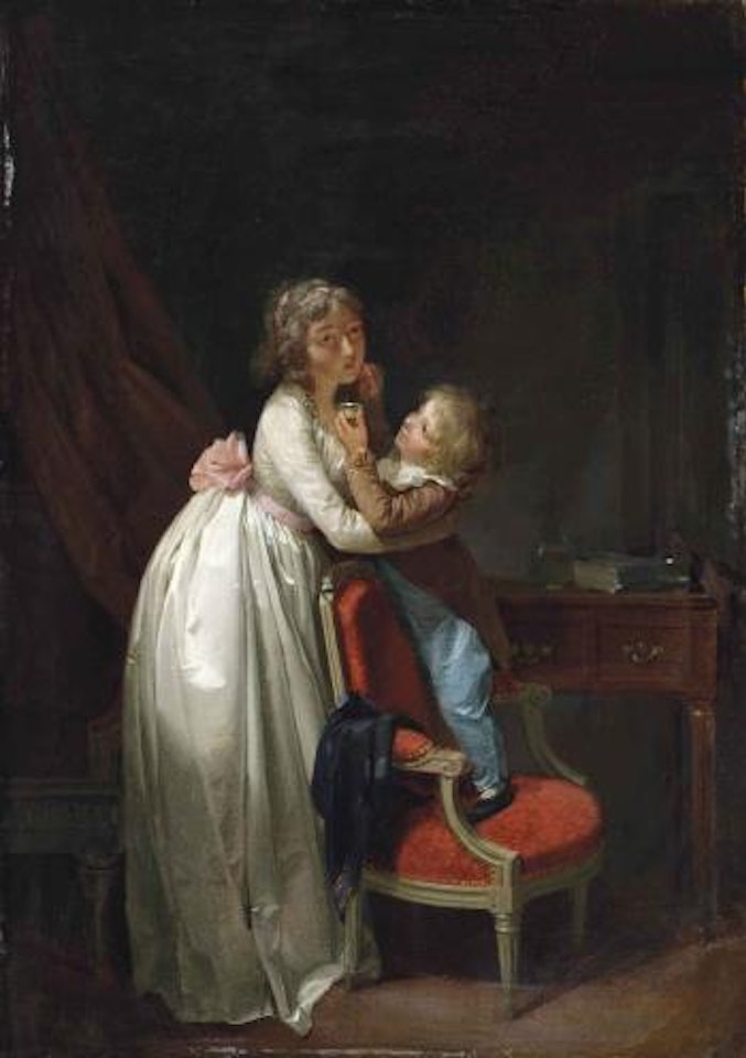 L'enfant au fard by Louis-Leopold Boilly