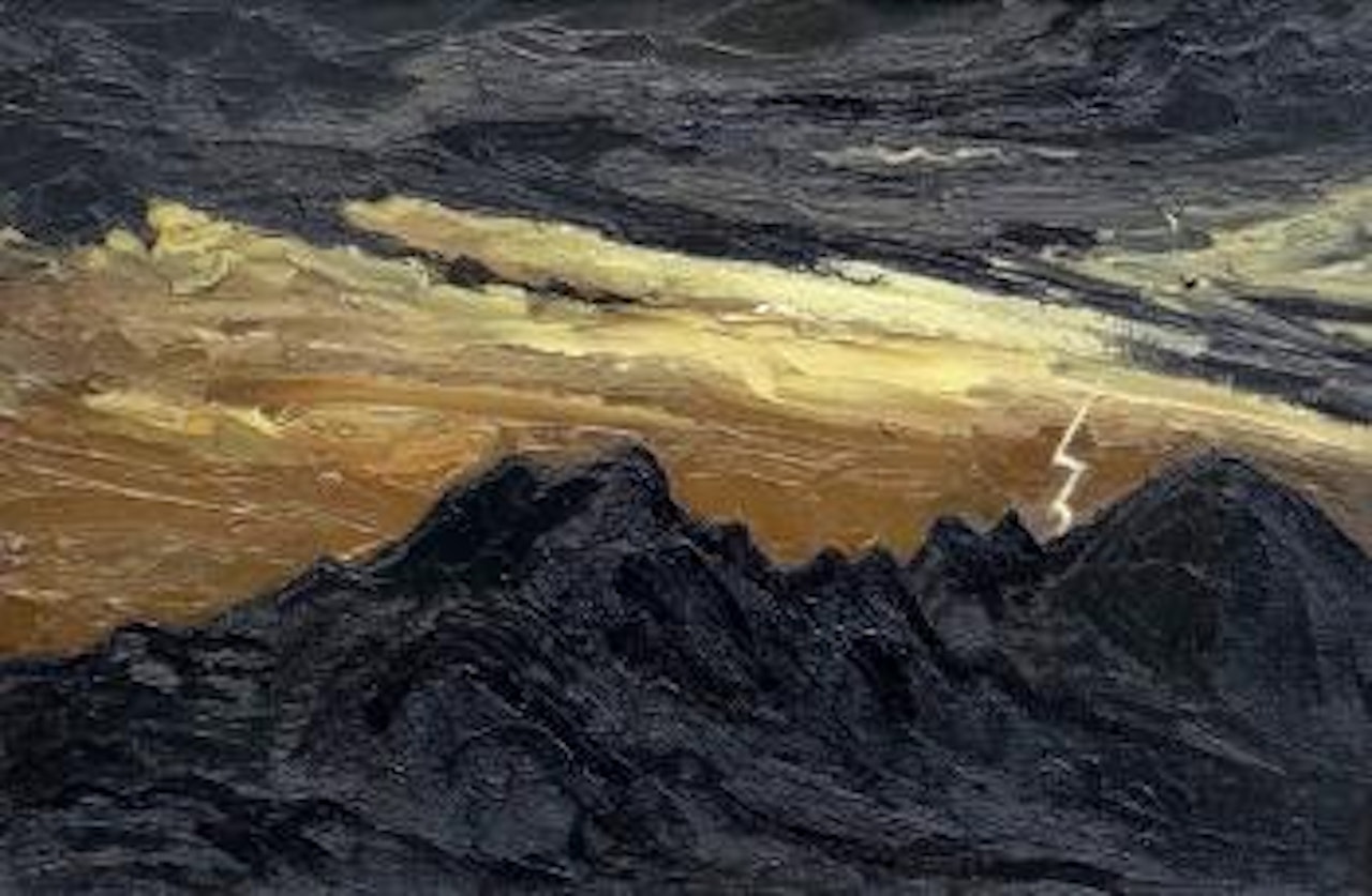 Storm over the Moelwyns by Kyffin Williams