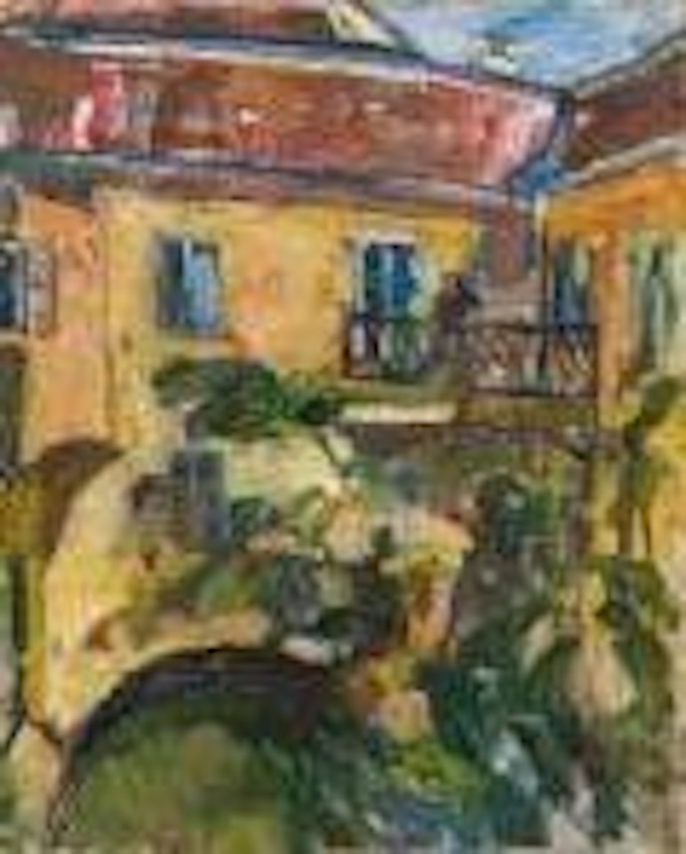 Hinterhof by Broncia Koller-Pinell