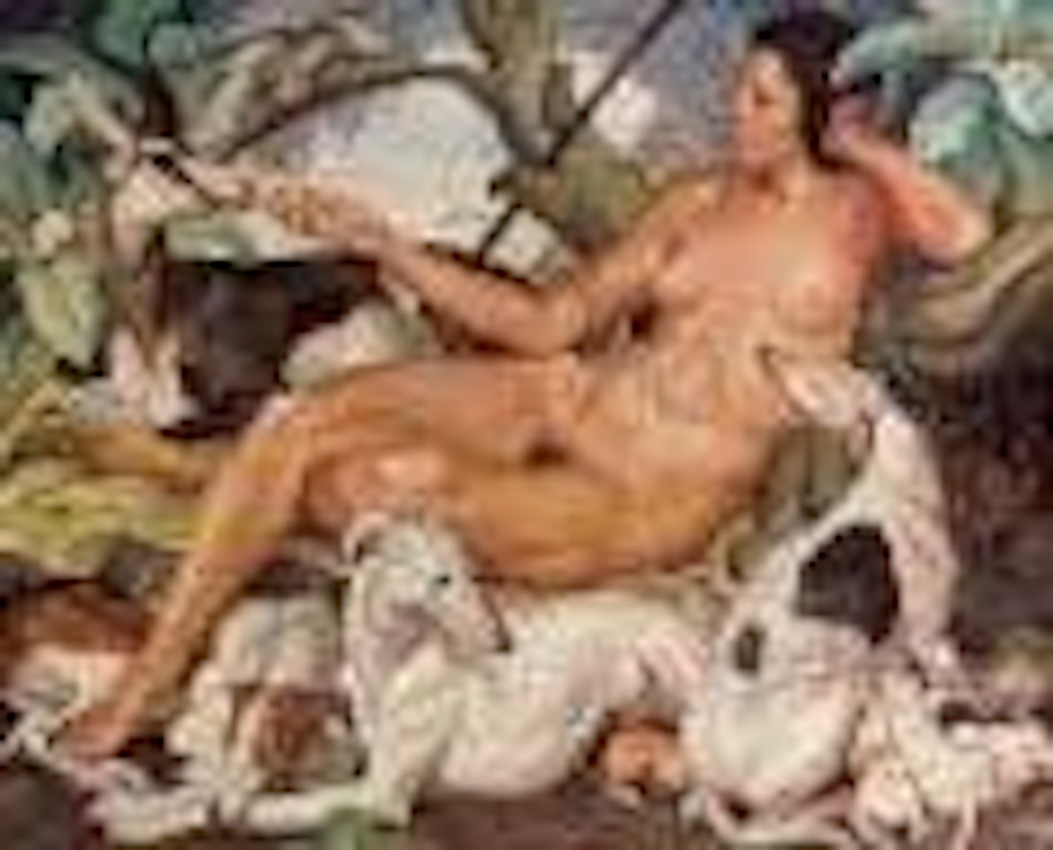 Ruhende Diana by Norbertine Bresslern-Roth