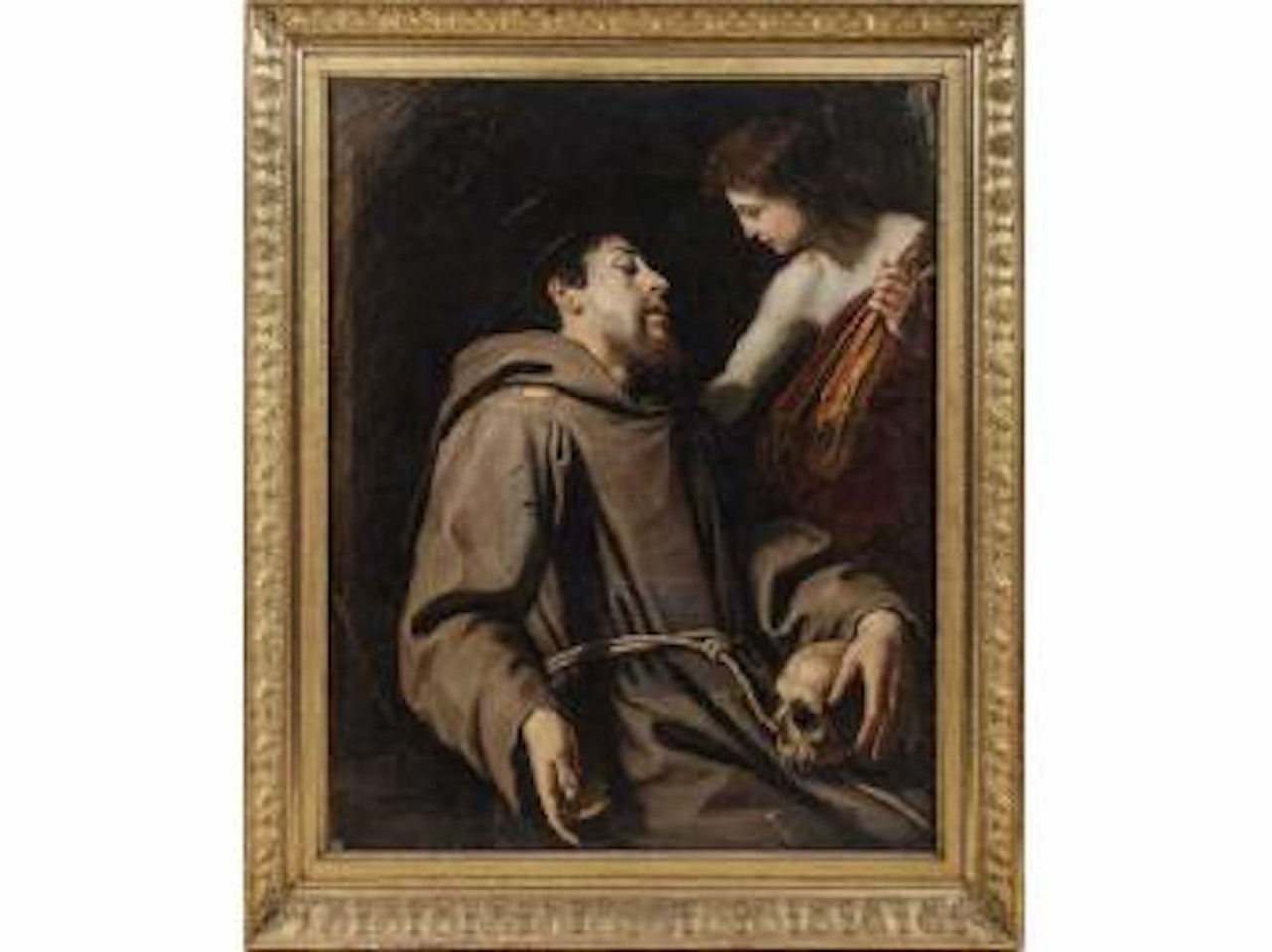 Saint François consolé par l'ange by Gérard Seghers