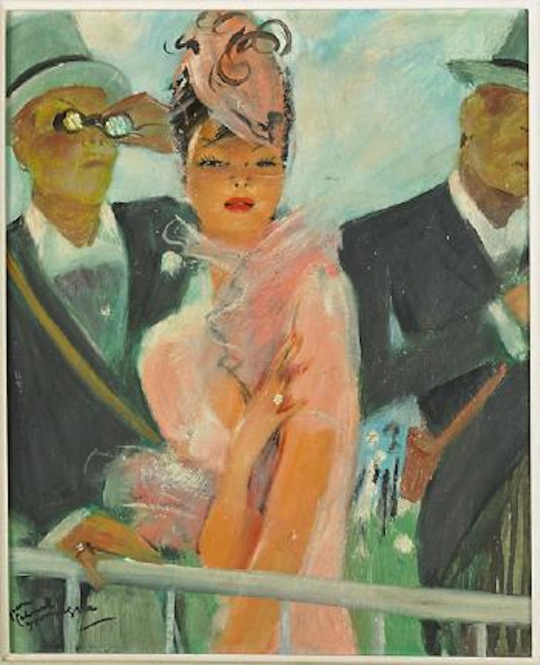 Untitled (At The Races) by Jean Gabriel Domergue