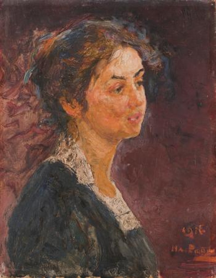Portrait of a young Girl by Ilya Yefimovich Repin