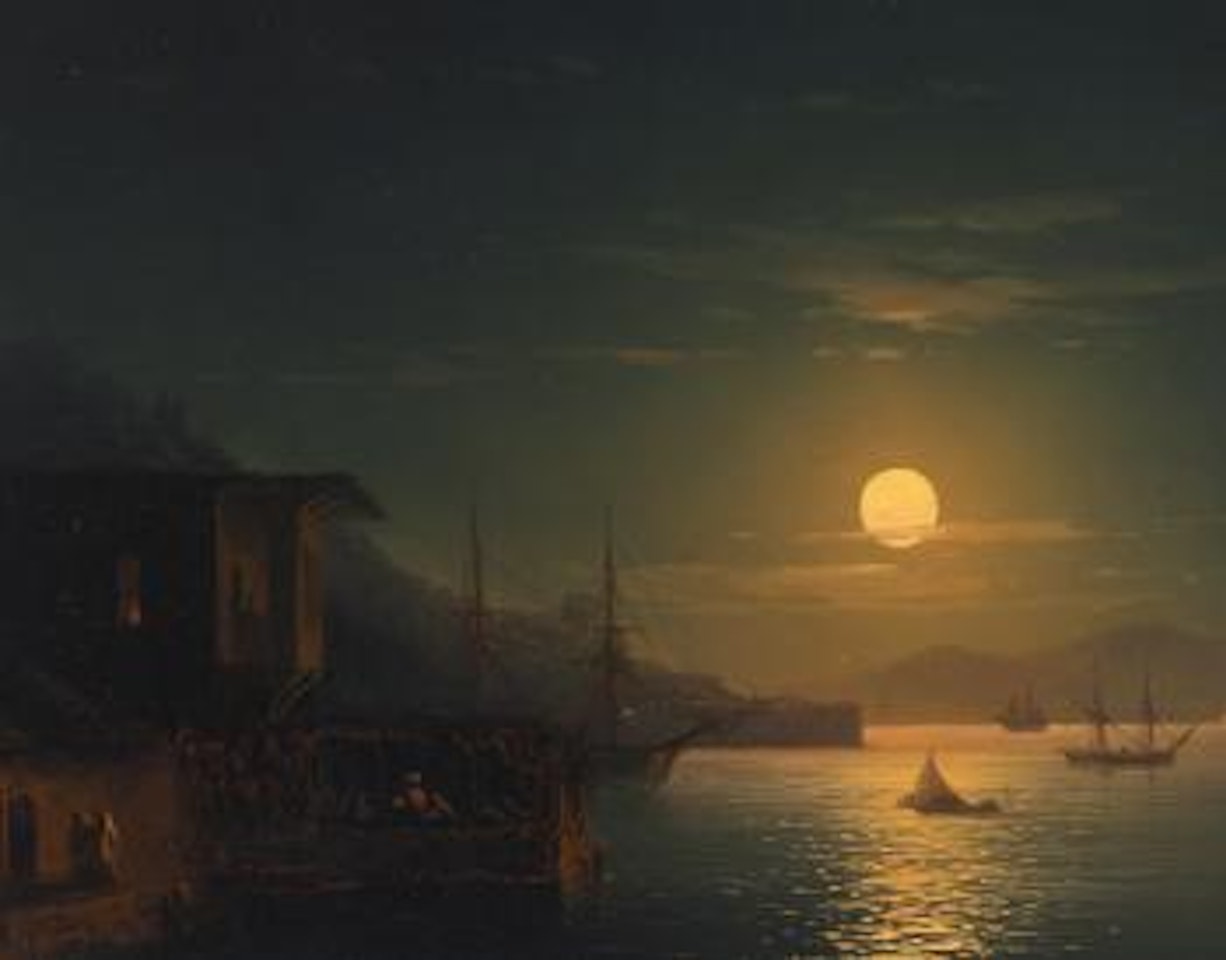Moonlight on the Bosphorus by Ivan Konstantinovich Aivazovsky