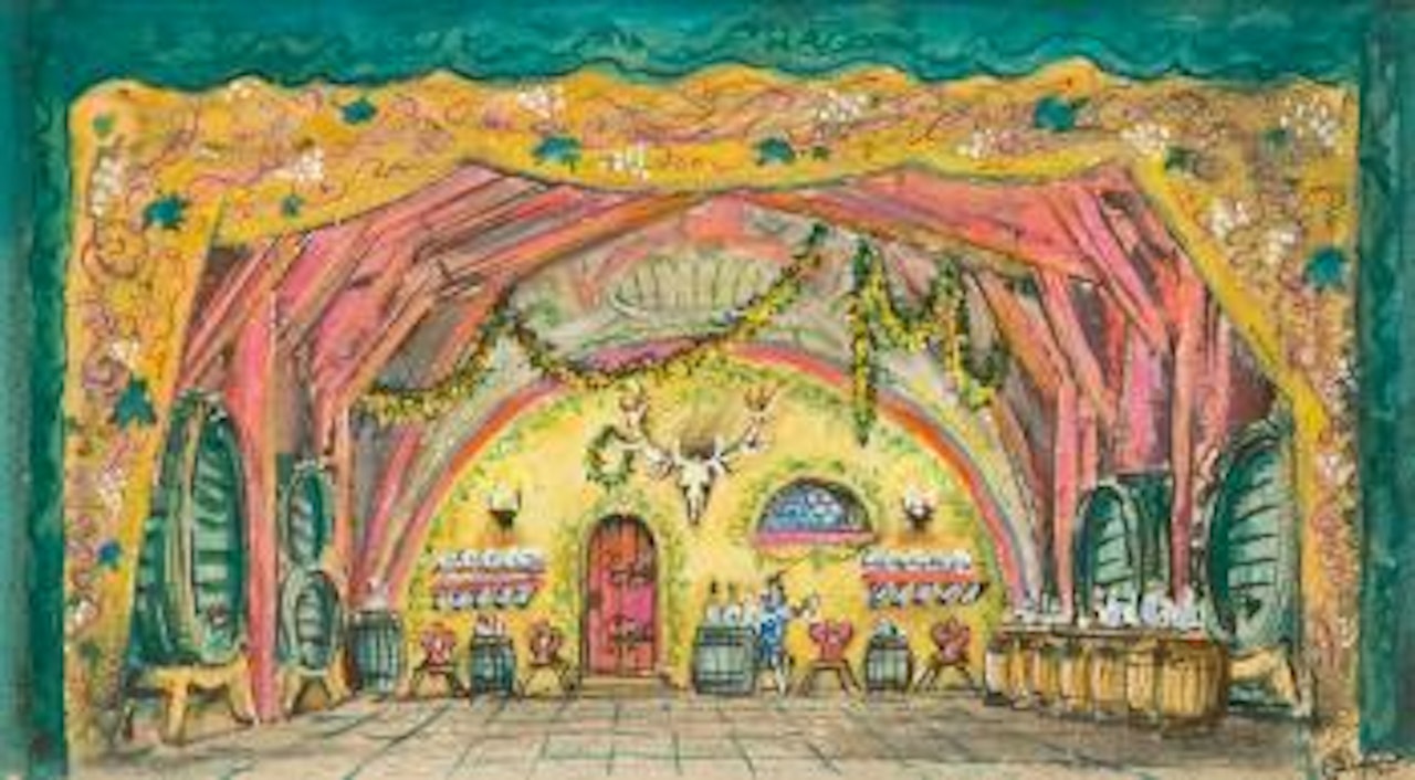 Set Design by Mstislav Valerianovich Dobuzhinsky
