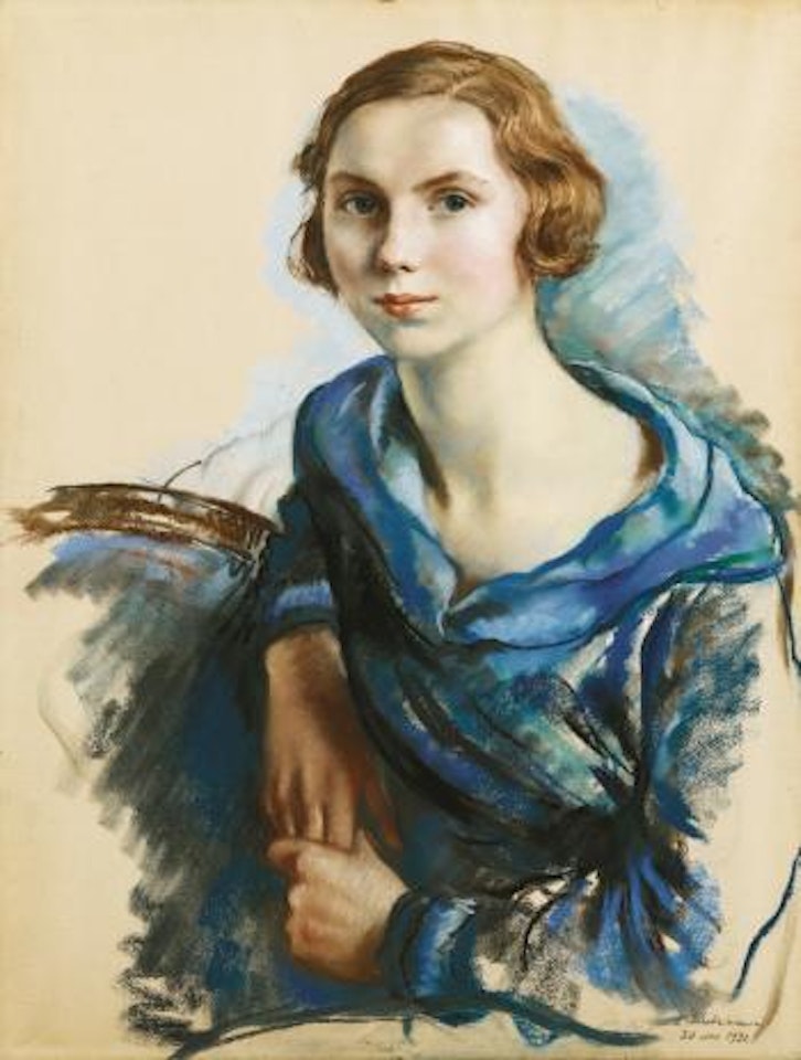 Portait of Marianne De Brouwer by Zinaida Serebriakova