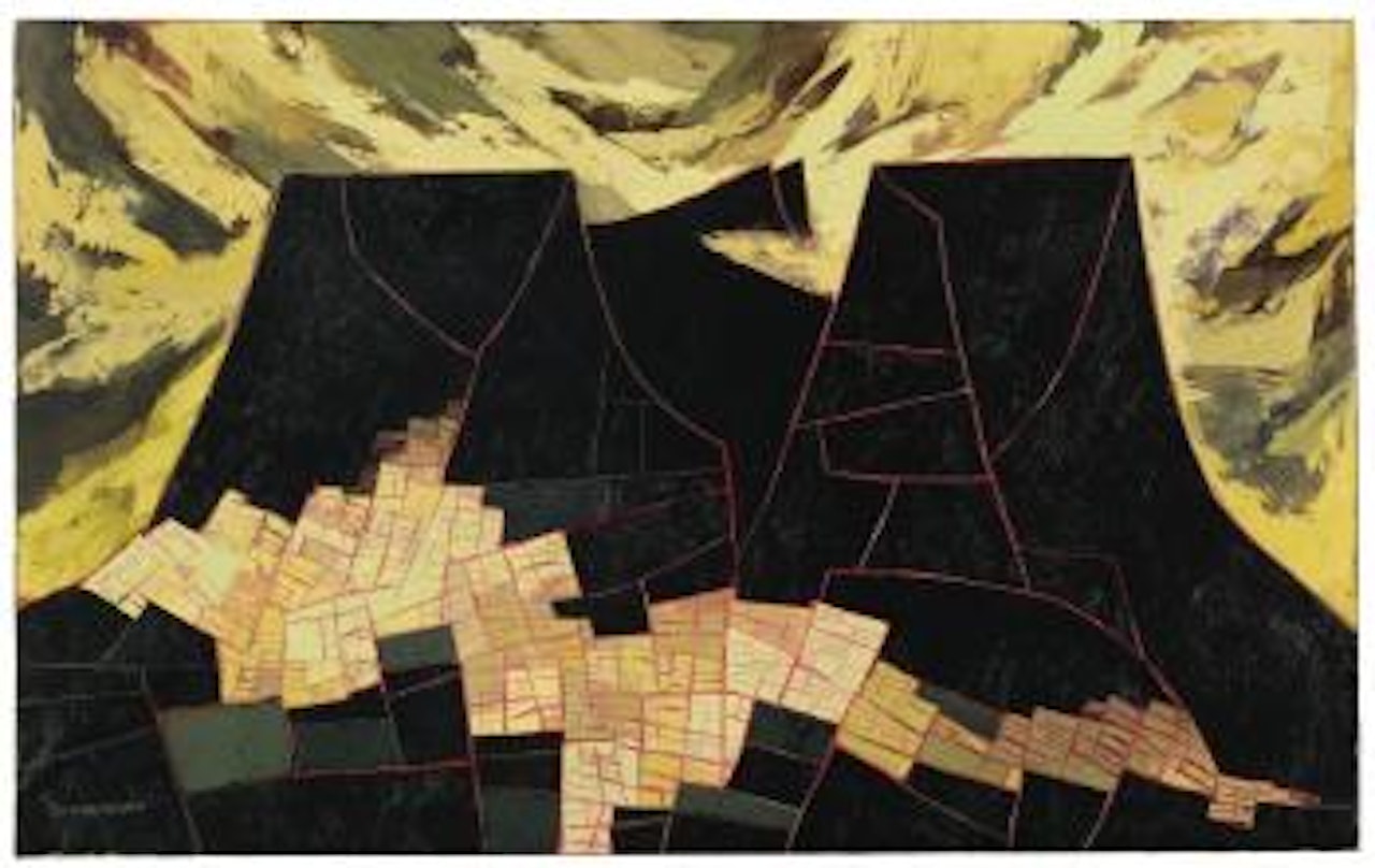 Vista De Quito by Oswaldo Guayasamin