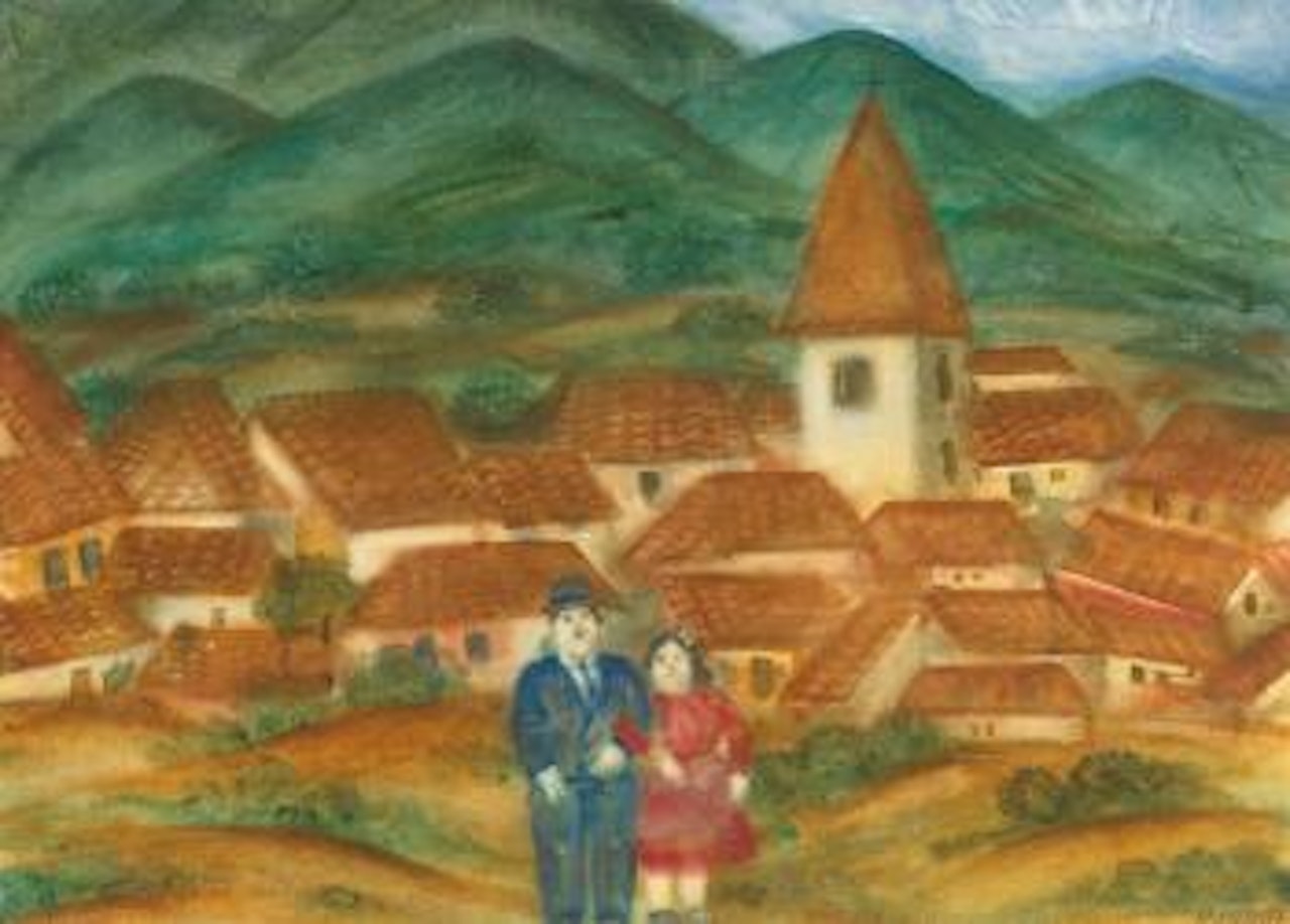 Pareja En El Valle by Fernando Botero