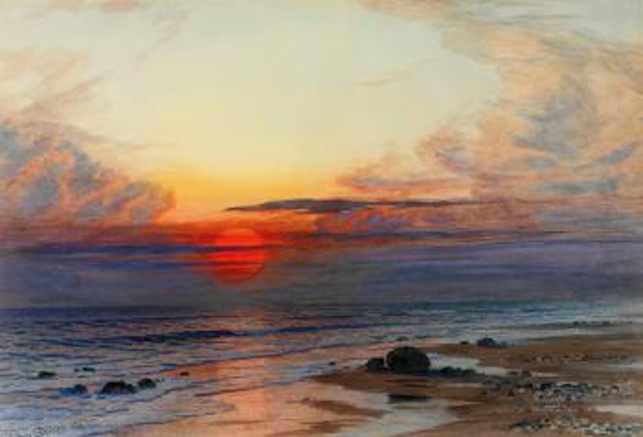Sunset by Joseph Arthur Palliser Severn