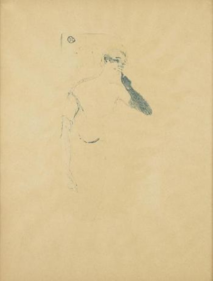 Yvette Guilbert, dans Colombine à Pierrot by Henri de Toulouse-Lautrec