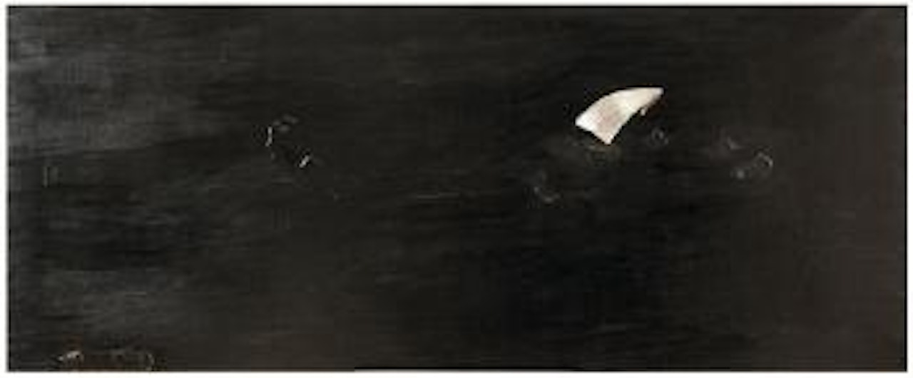Al buio sul mare by Enzo Cucchi