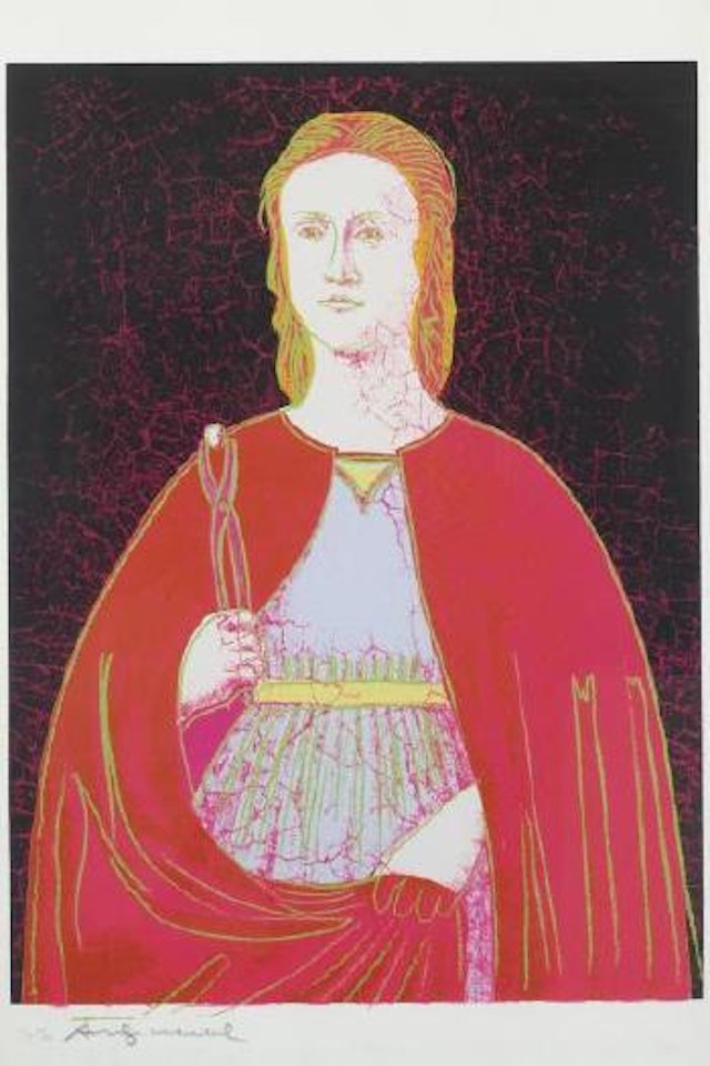 Saint Apollonia by Andy Warhol