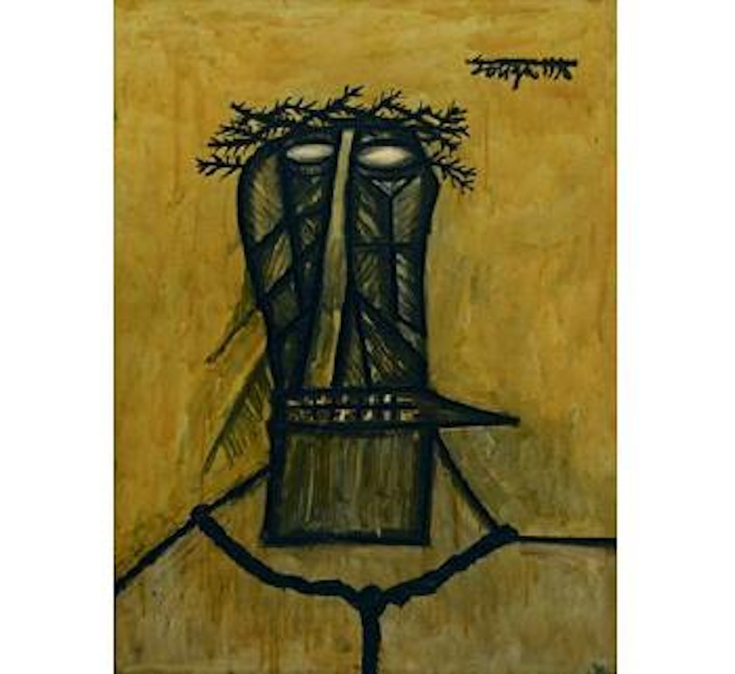 Crowned Christ by Francis Newton Souza