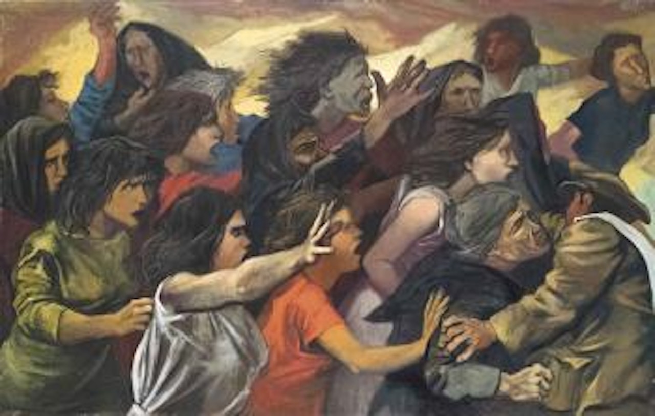 Le donne dei minatori by Renato Guttuso