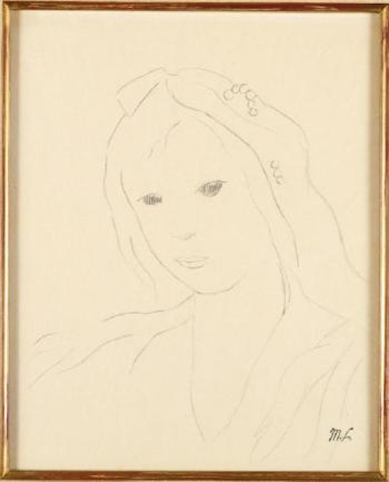 Portrait de jeune fille by Marie Laurencin