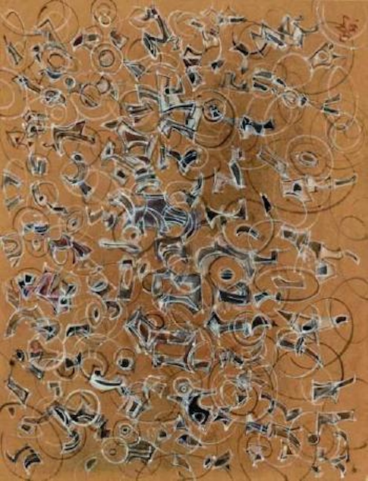 Composition aux cercles by Mark Tobey