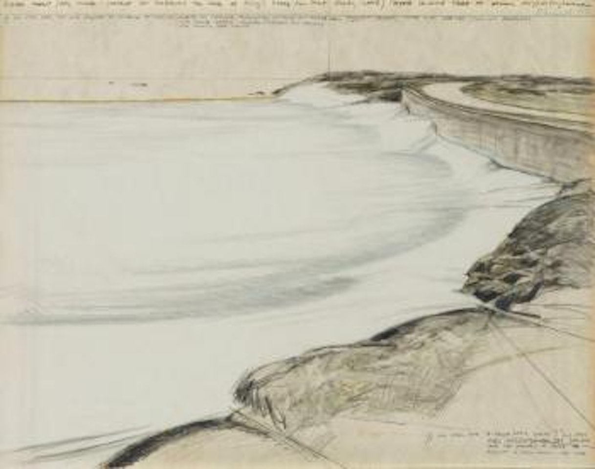 Ocean Front, King's Beach, New Port, Rhode Island by Christo