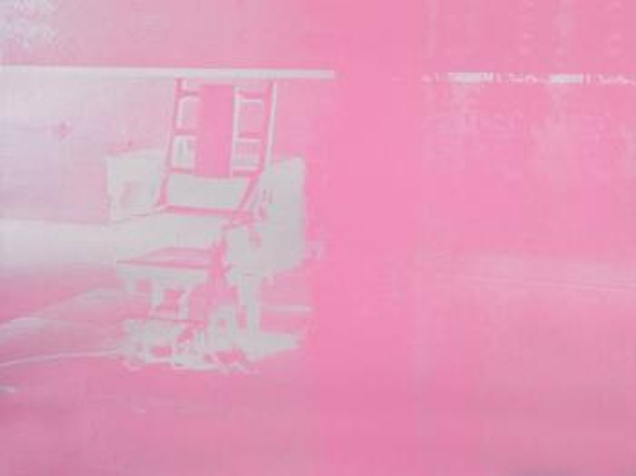 Elettric Chair by Andy Warhol