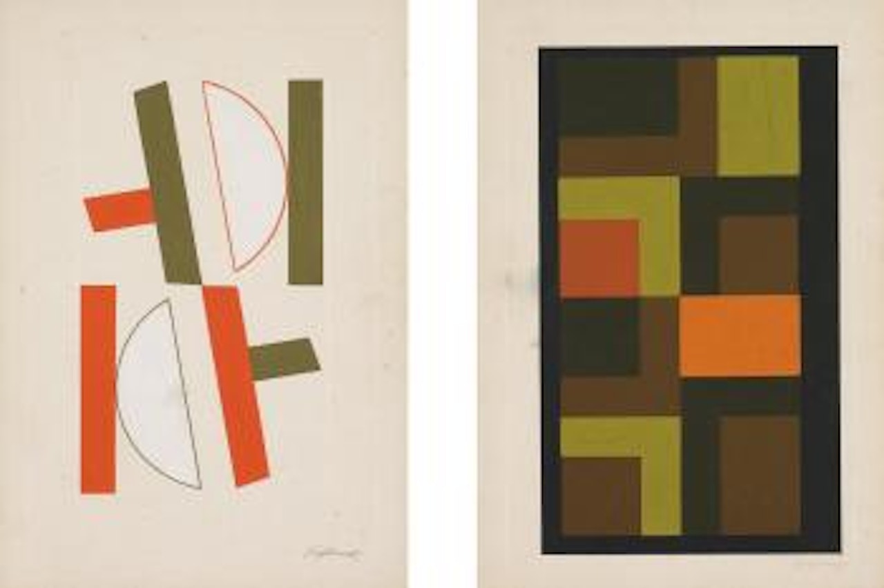 Two works: Untitled, 1956 by Ivan Serpa