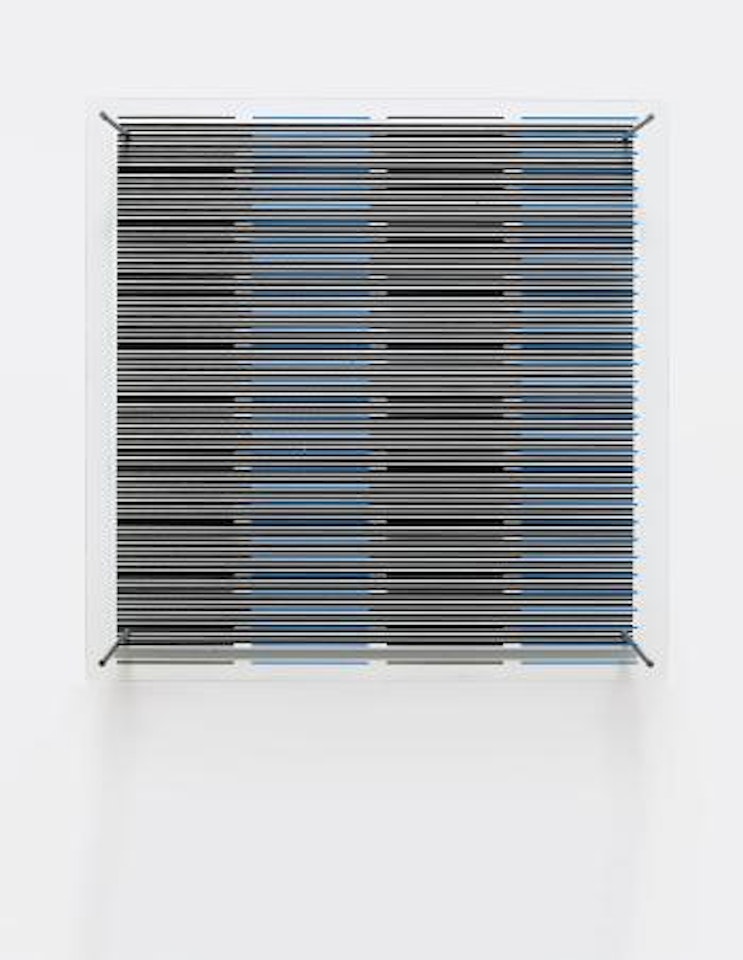Tés azules y negras (de la serie Síntesis), 1979 by Jesus Rafael Soto