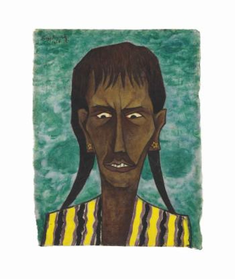 La mujer del ahogado by Diego Rivera