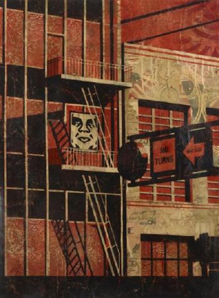 SF Fire Escape by Shepard Fairey