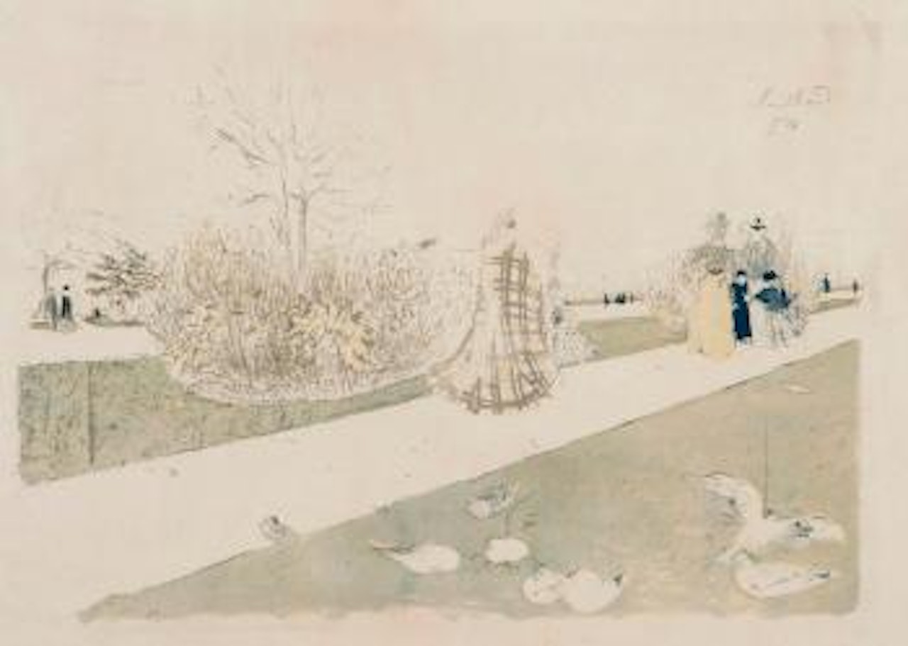 Jardin des Tuileries (rm.28II) by Édouard Vuillard