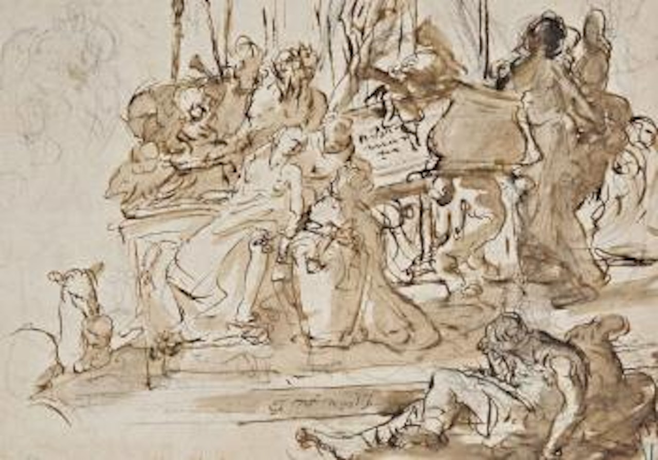 Le sacrifice d'Iphigénie by Giovanni Domenico Tiepolo