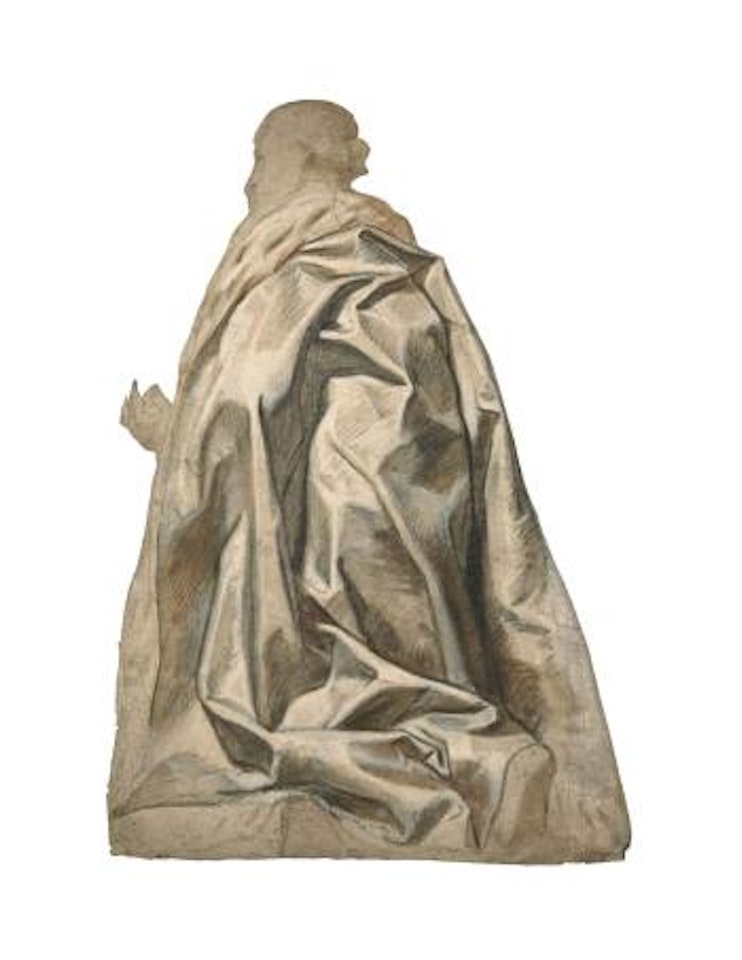 Homme agenouillé vu de dos, tourné vers la gauche by Jacob Jordaens