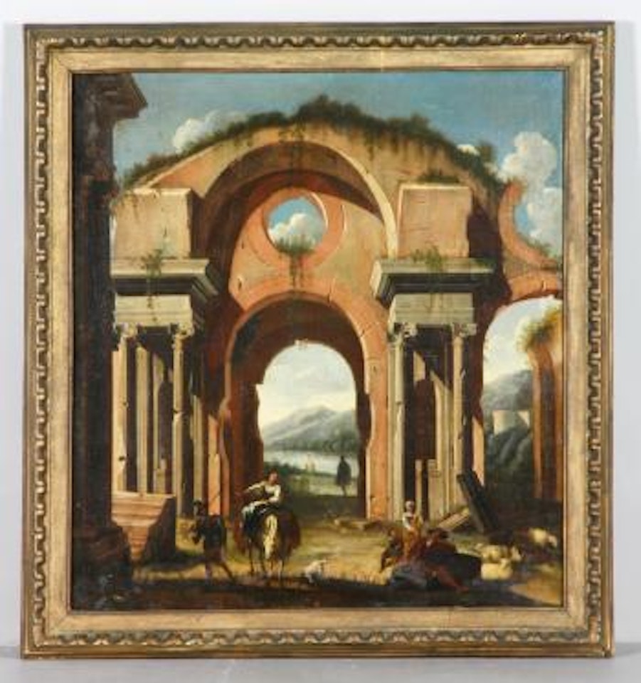 Arch with Figures by Viviano Codazzi