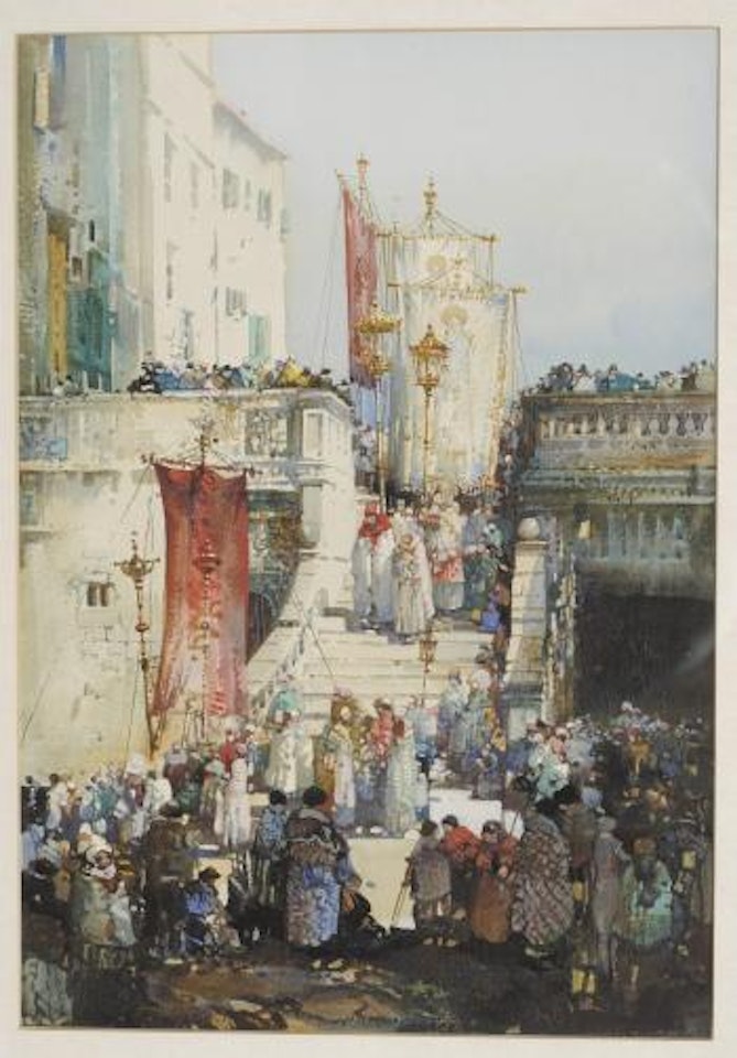 Easter Procession Siena by Noel Harry Leaver