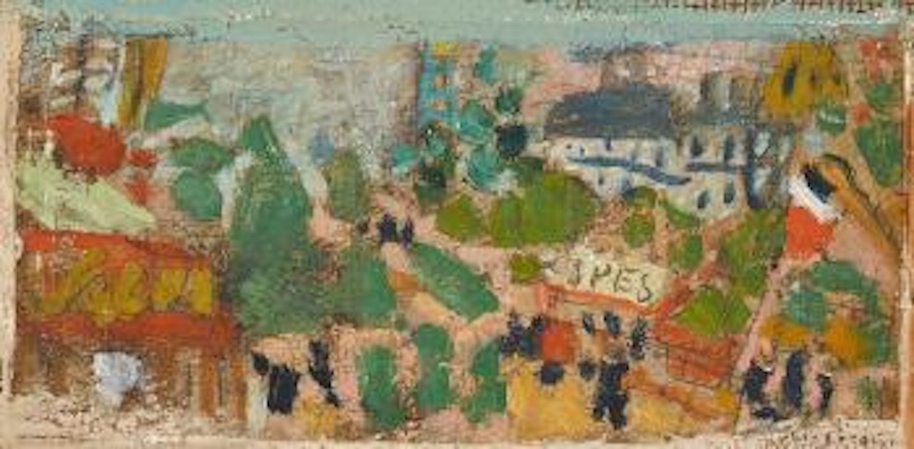 Vue d'un village français by Jean Pougny