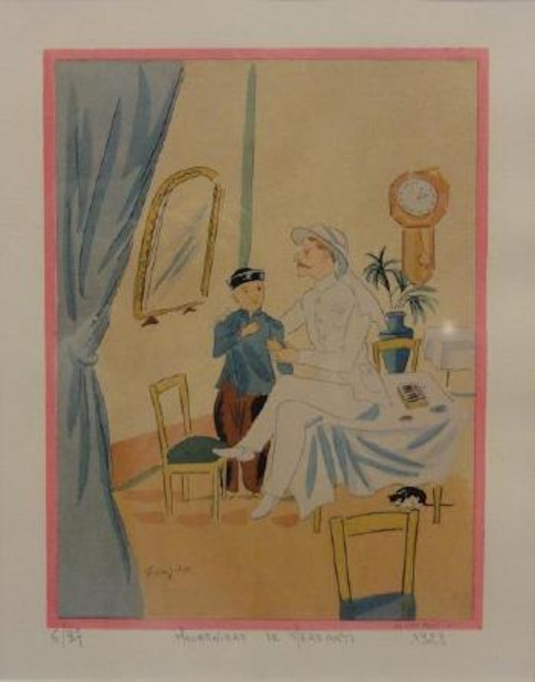 Mourenière le Mereanti by Leonard Tsuguharu Foujita
