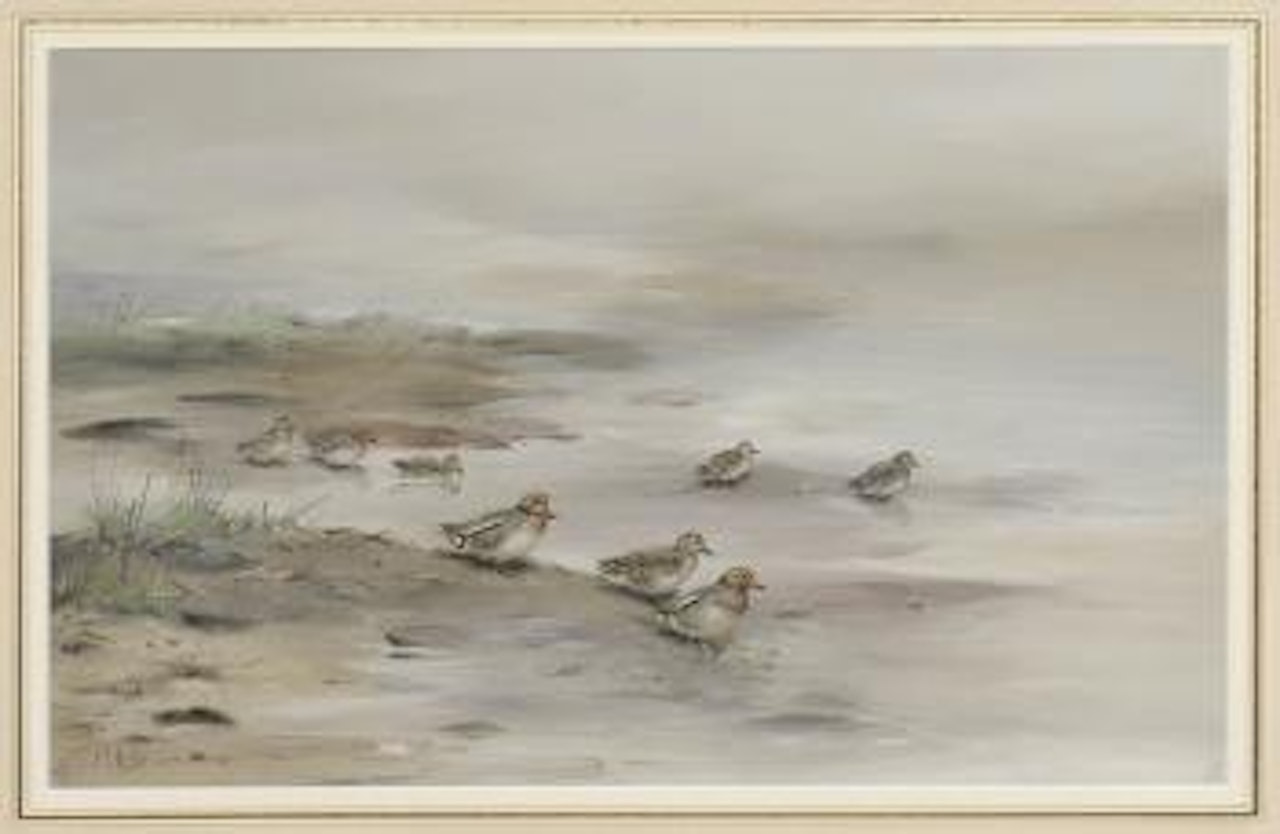 Teal by a Lake by George Edward Lodge