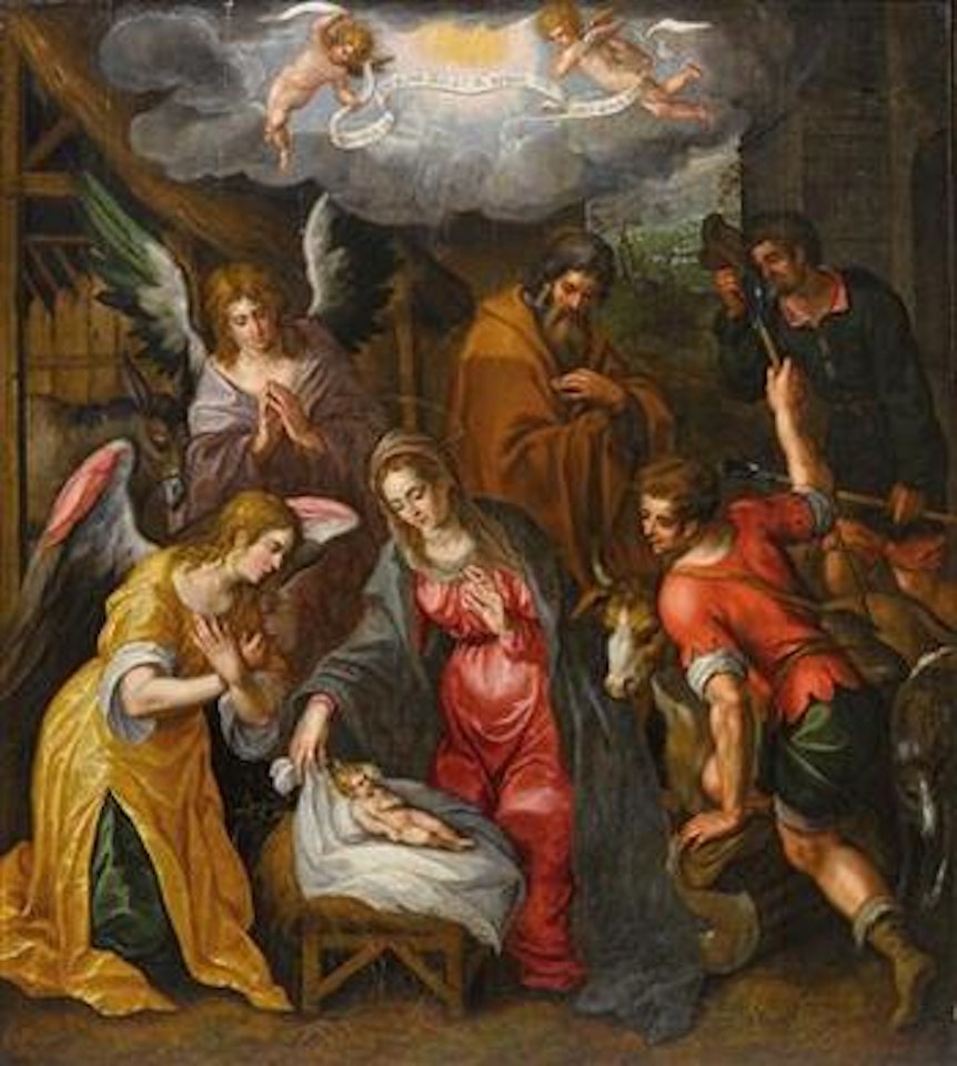 The Nativity by Hendrick de Clerck