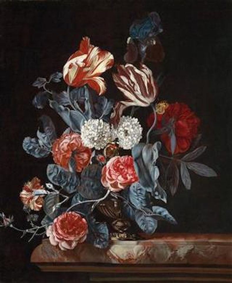Still life of flowers by Willem van Aelst