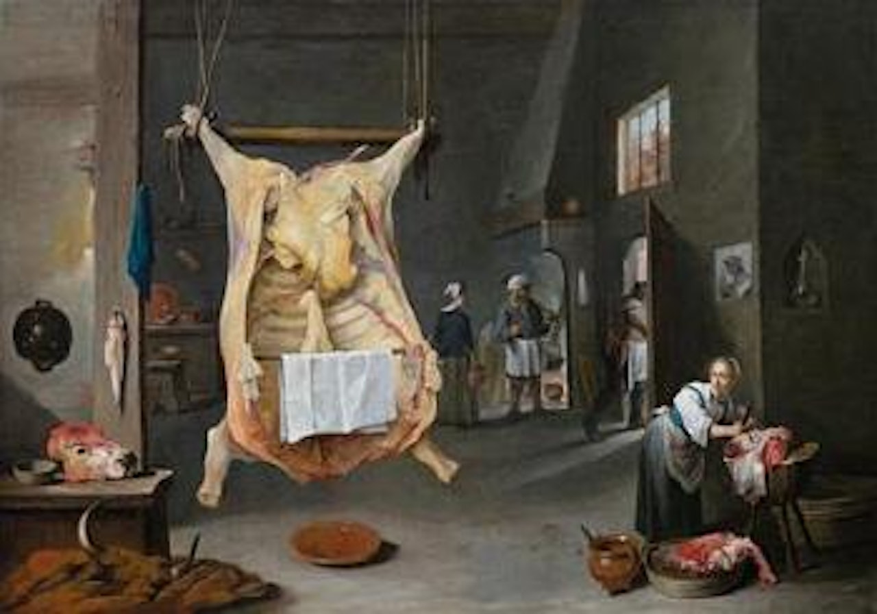 The butcher’s shop by David Teniers II