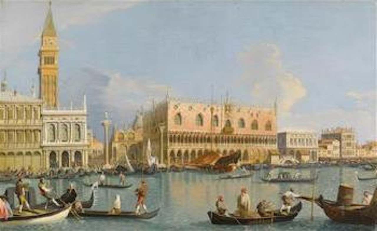 The Molo, Venice, from the Bacino di San Marco by Canaletto