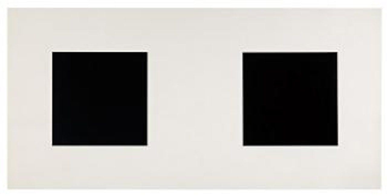 Two Blacks And White by Ellsworth Kelly