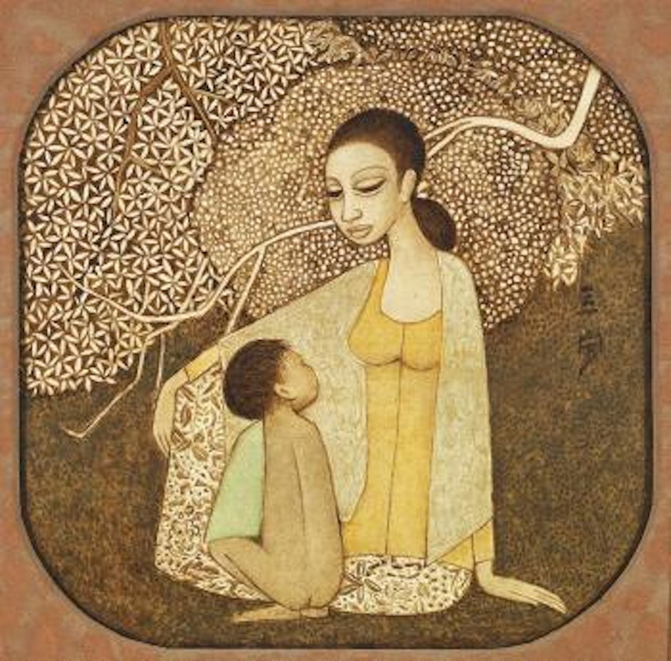 Mother and Child by Cheong Soo Pieng