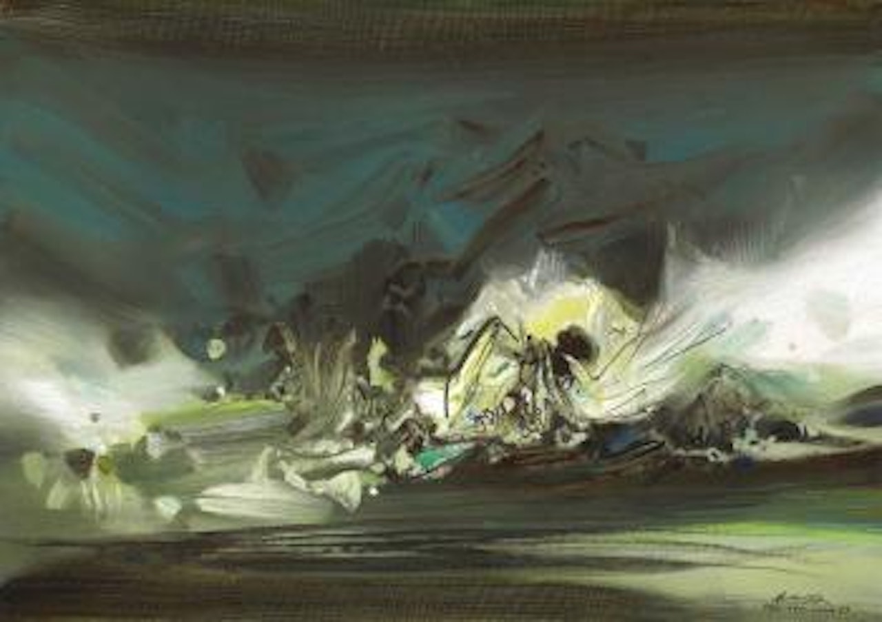 Composition No. 310 by Chu Teh-Chun