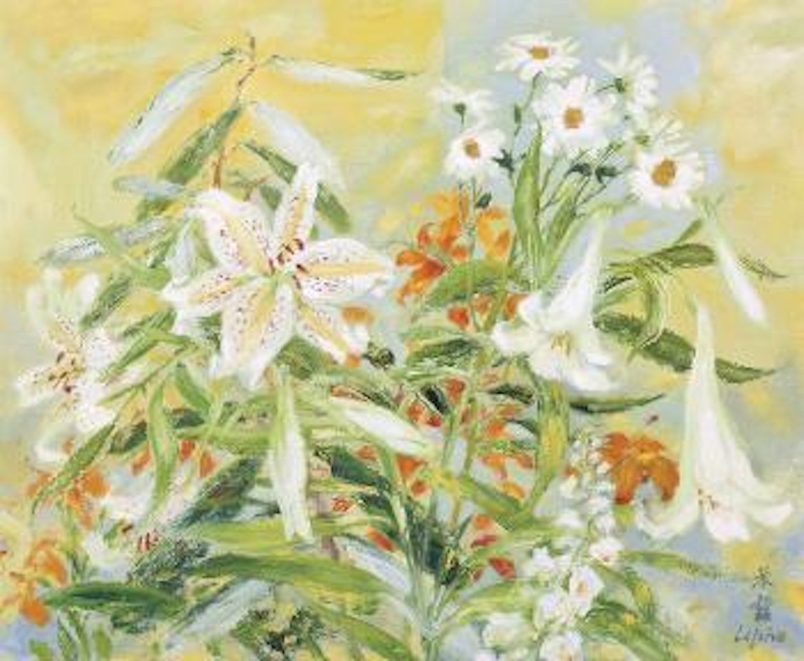 Lilies & Daisies by Le Pho