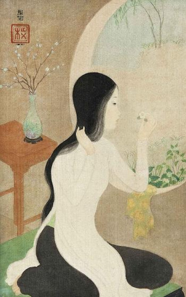Lady at the Window by Mai Trung Thu