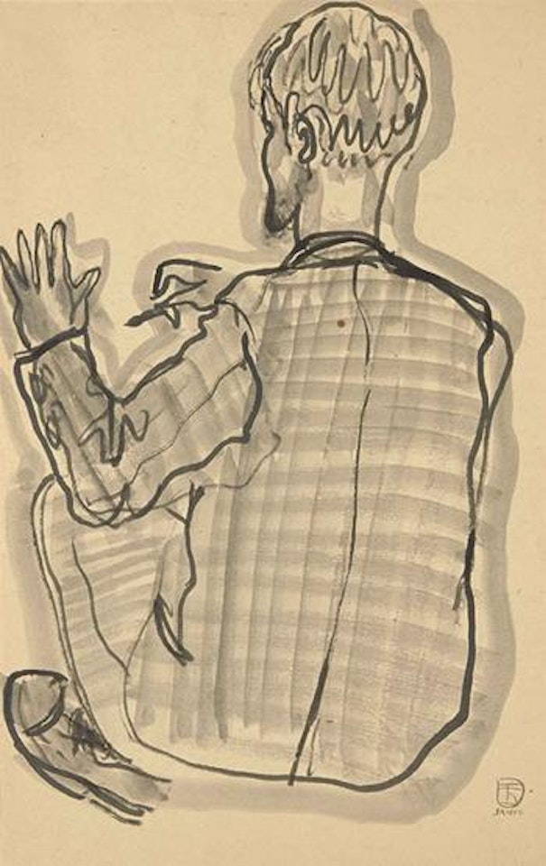 Seated Man by Sanyu