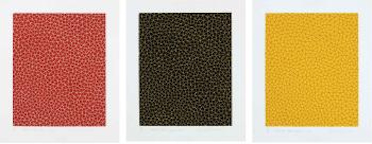 Infinity Nets (WR, YBL, & YOR) by Yayoi Kusama